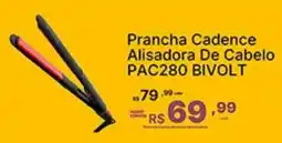 Super Lagoa Prancha Cadence Alisadora De Cabelo PAC280 BIVOLT oferta
