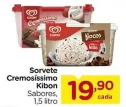 Carrefour Sorvete Cremosíssimo Kibon Sabores, oferta
