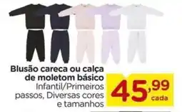 Carrefour Blusão careca ou calça de moletom básico oferta