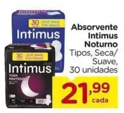 Carrefour Absorvente Intimus Noturno oferta