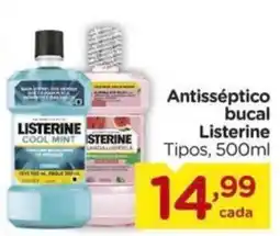 Carrefour Antisséptico bucal Listerine Tipos, oferta