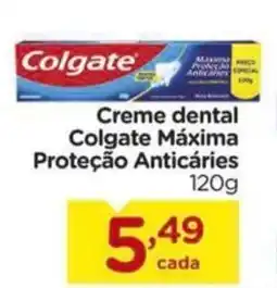 Carrefour Creme dental Colgate Máxima Proteção Anticáries oferta