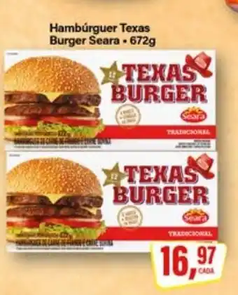 Hambúrguer Texas Burger Seara 672g