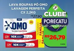 Supermercado Porecatu Lava roupas pó omo lavagem perfeita oferta