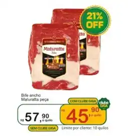 Giga Atacado Bife ancho Maturatta peça oferta