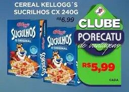 Supermercado Porecatu Cereal kellogg's sucrilhos oferta