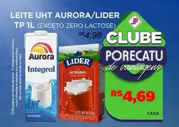 Supermercado Porecatu Leite uht aurora/lider tp oferta