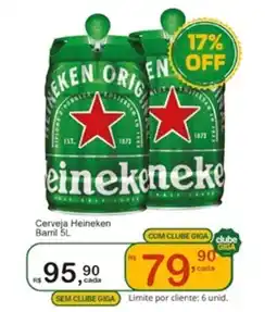 Giga Atacado Cerveja Heineken Barril oferta