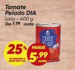 Dia Tomate Pelado DIA Lata oferta