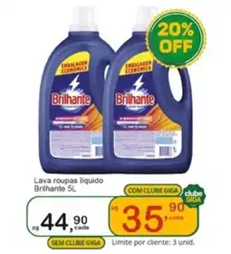 Giga Atacado Lava roupas líquido Brilhante oferta