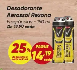 Dia Desodorante Aerossol Rexona Fragrâncias oferta
