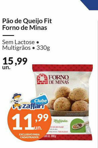 Zaffari Pão De Queijo Fit Forno De Minas oferta