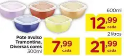 Carrefour Pote avulso Tramontina, Diversas cores oferta