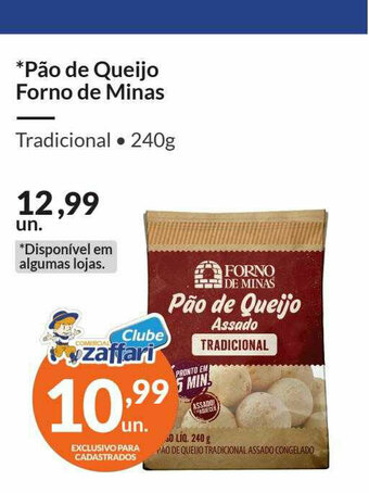 Zaffari Pão De Queijo Forno De Minas oferta