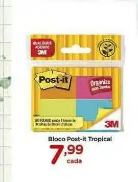 Carrefour Bloco Post-it Tropical 3m oferta