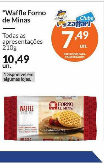Waffle Forno De Minas
