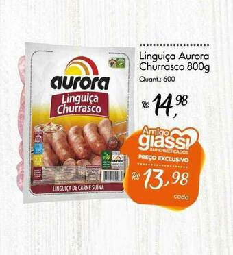 Giassi Supermercados Linguiça Aurora Churrasco oferta