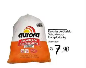 Giassi Supermercados Recortes De Costela Suína Aurora Congelados oferta