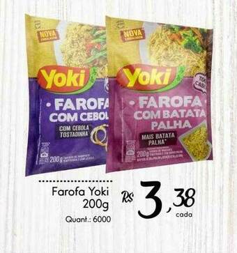 Giassi Supermercados Farofa Yoki oferta
