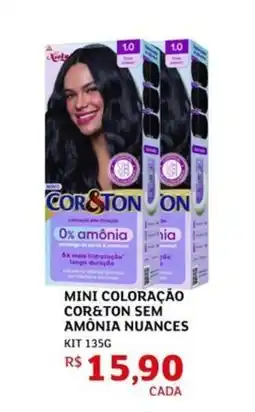 Assaí Atacadista Mini coloração cor&ton sem amônia nuances kit oferta