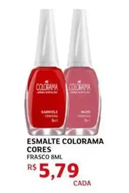 Assaí Atacadista Esmalte colorama cores frasco oferta