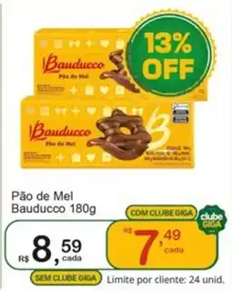 Giga Atacado Pão de Mel Bauducco oferta