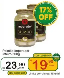 Giga Atacado Palmito Imperador Inteiro oferta