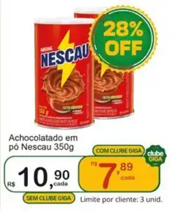 Giga Atacado Achocolatado em pó Nescau oferta