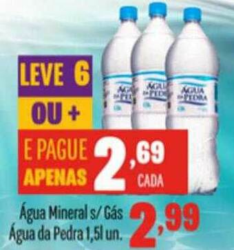 água Mineral S Gás água Da Pedra