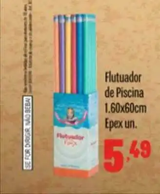 Rede Top Flutuador De Piscina 1.60x60cm Epex Un. oferta