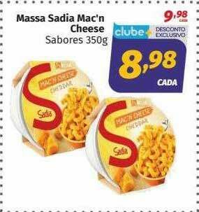 Supermercados Cidade Canção Massa Sadia Mac'n Cheese oferta