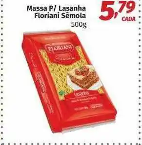 Massa P Lasanha Floriani Sêmola