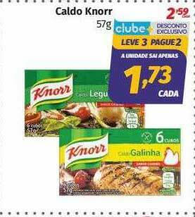Supermercados Cidade Canção Caldo Knorr oferta