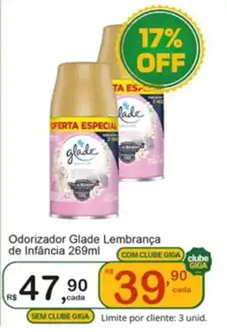 Giga Atacado Odorizador Glade Lembrança de Infância oferta