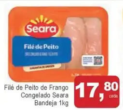 Mineirão Atacarejo Filé de Peito de Frango Congelado Seara Bandeja oferta