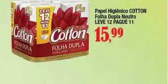Supermercados Unidos Papel Higiénico Cotton oferta