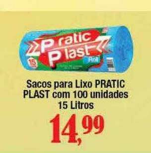 Supermercados Unidos Sacos Para Lixo Pratic Plast oferta