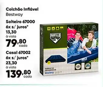 Zaffari Colchão Inflável Bestway Solteiro 67000 Casal 67002 oferta