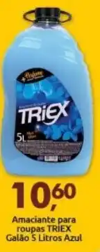 Supermercados Nori Amaciante para roupas Triex Galao 5L Azul oferta