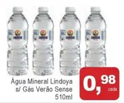 Mineirão Atacarejo Água Mineral Lindoya s/ Gás Verão Sense oferta