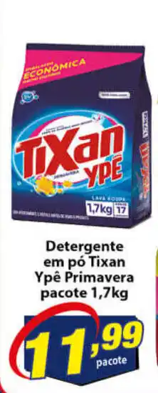 Vencedor Atacadista Detergente em po Tixan Ype Primavera pacote 1.7kg oferta