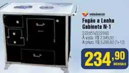 Berlanda Fogão a Lenha Gabinete N-1 oferta