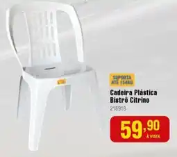 Berlanda Cadeira Plástica Bistrô Citrino oferta
