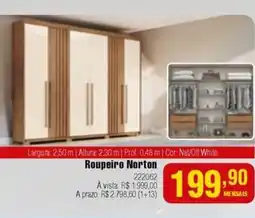 Berlanda Roupeiro Norton oferta