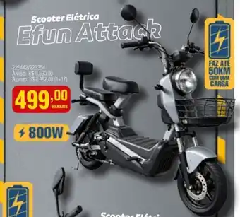 Scooter Elétrica Efun Attack