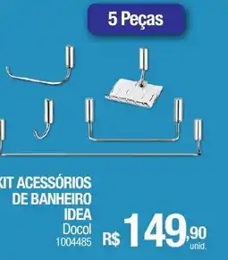 Milium Kit acessórios de banheiro idea oferta