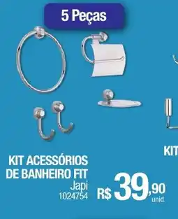 Milium Kit acessórios de banheiro fit oferta