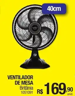 Milium Ventilador de mesa britânia oferta