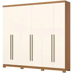 Benoit Guarda Roupa / Roupeiro Henn New Jade 6 Portas e 3 Gavetas MDP 230 x 249 x 46,5cm oferta
