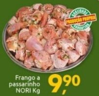 Supermercados Nori Frango a Passarinho Nori 1kg oferta